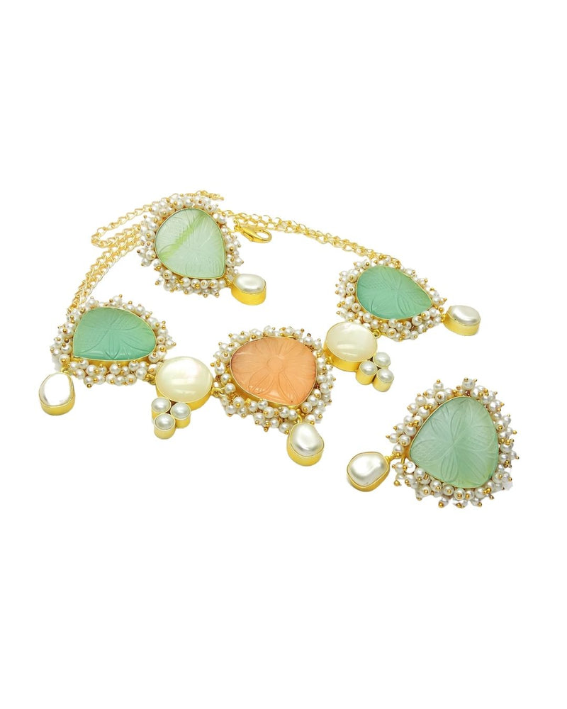 Abeni Necklace / Set - Necklaces - Handcrafted Jewellery - Made in India - Dubai Jewellery, Fashion & Lifestyle - Dori