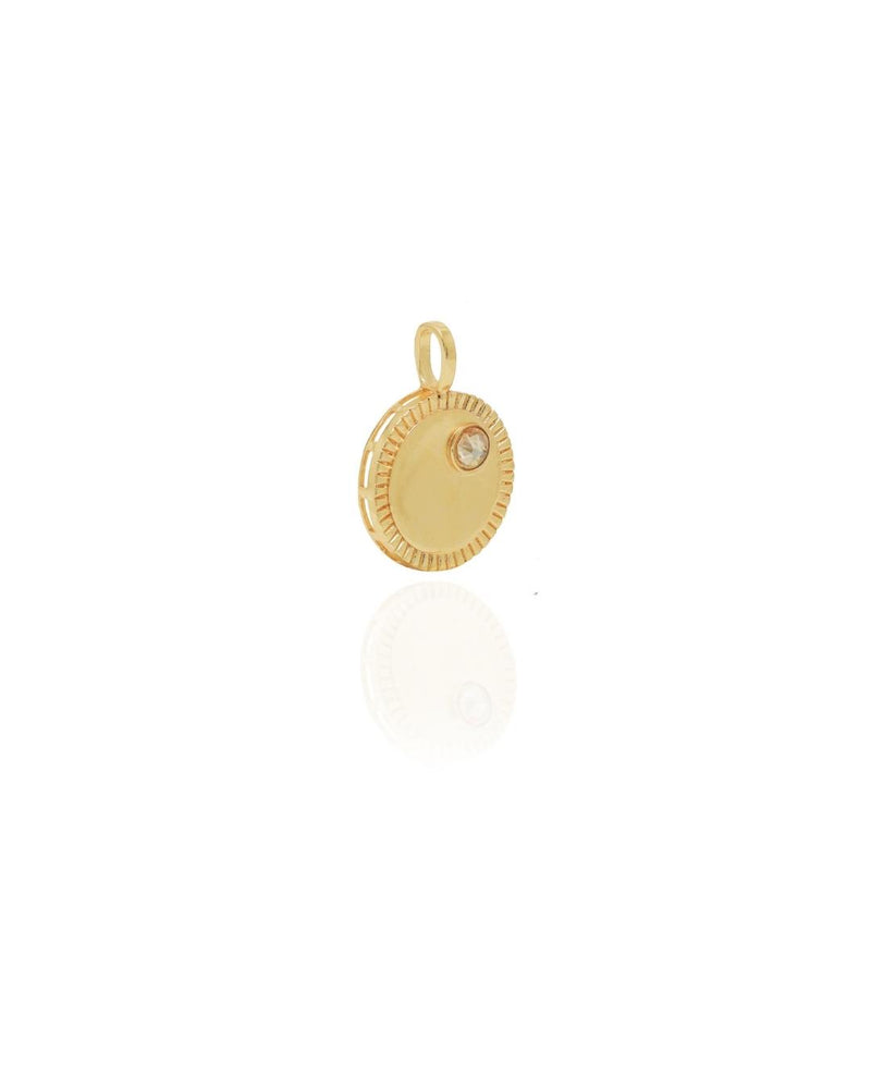 Amethyst Pendant in Gold - Pendants - Handcrafted Jewellery - Made in India - Dubai Jewellery, Fashion & Lifestyle - Dori