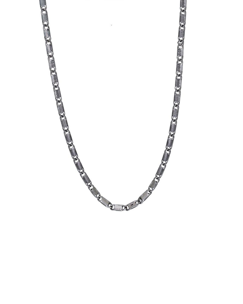 Braided Chain Necklace in Gunmetal - Necklaces - Handcrafted Jewellery - Made in India - Dubai Jewellery, Fashion & Lifestyle - Dori