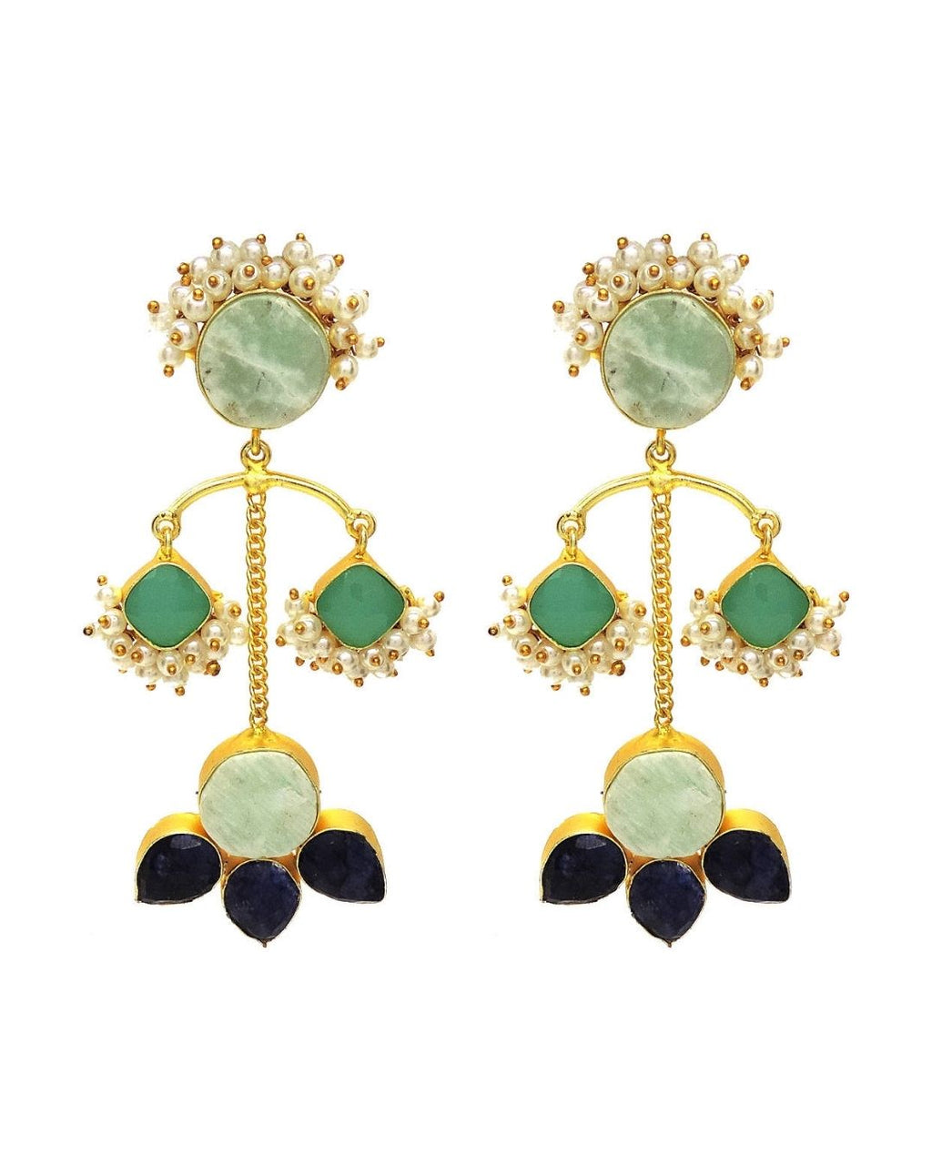 Coralie Earrings - Earrings - Handcrafted Jewellery - Made in India - Dubai Jewellery, Fashion & Lifestyle - Dori