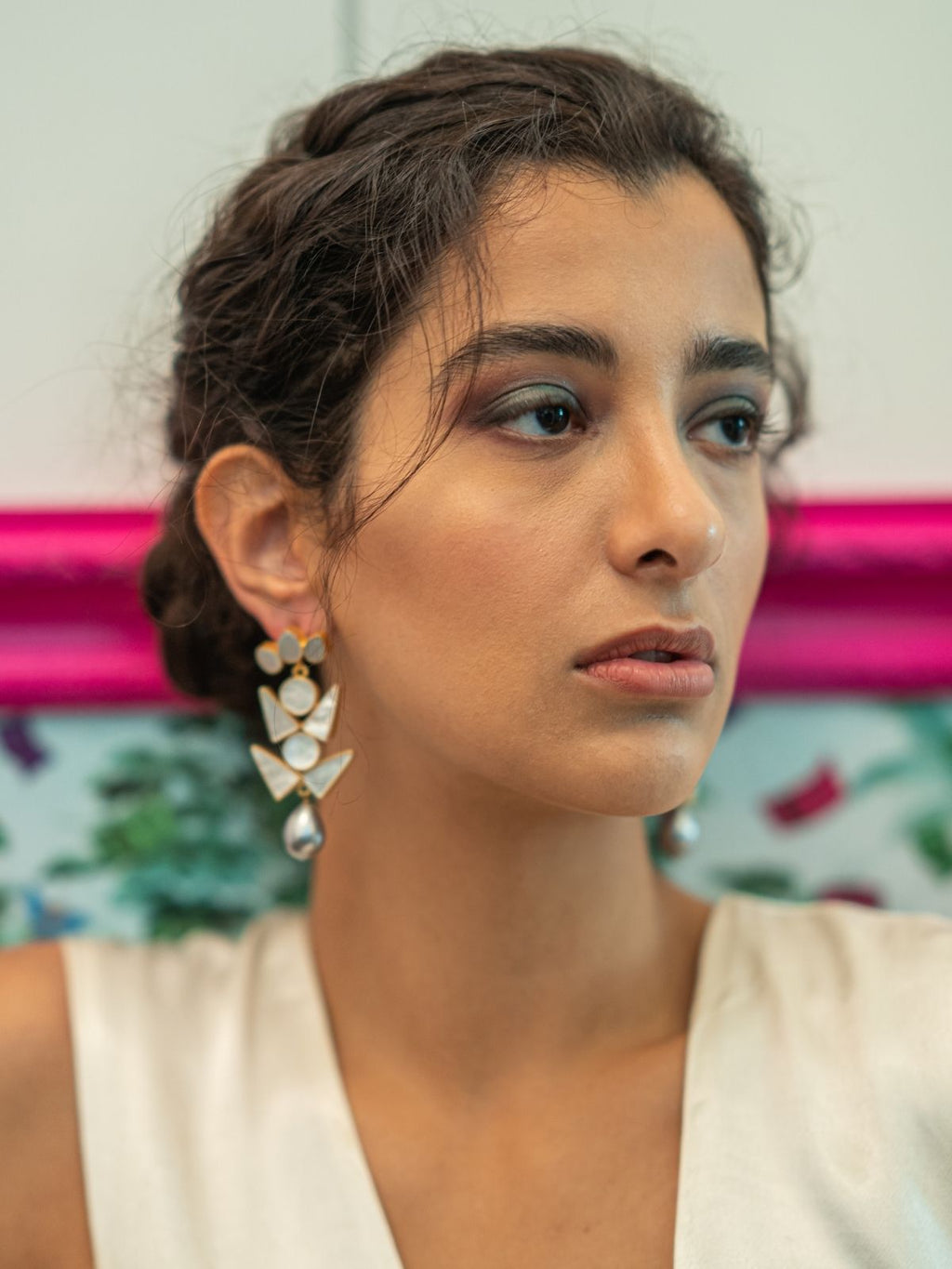 Dori - Idina Pearl Earrings - Handcrafted Jewellery