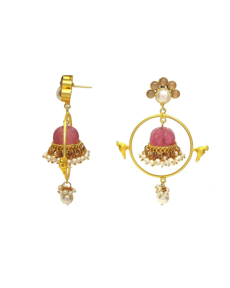 Gaelle Gold Earrings - Earrings - Handcrafted Jewellery - Made in India - Dubai Jewellery, Fashion & Lifestyle - Dori