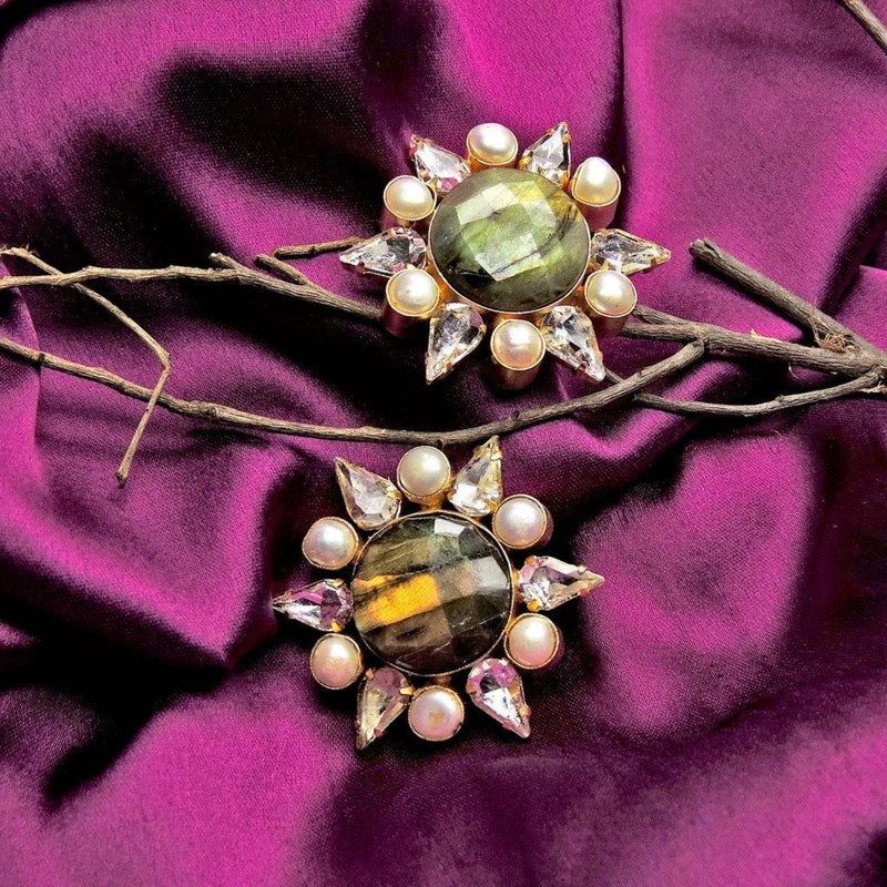 Galaxy Crystal Earrings - Earrings - Handcrafted Jewellery - Dori