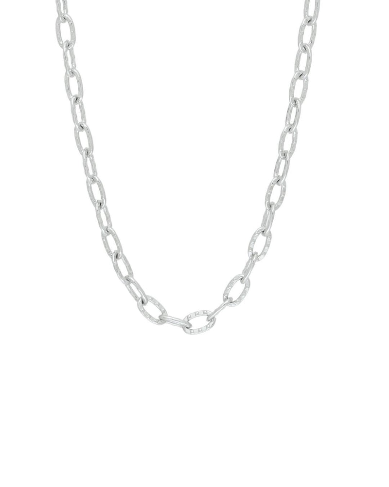 Interlocked Chain Necklace in Silver - Necklaces - Handcrafted Jewellery - Made in India - Dubai Jewellery, Fashion & Lifestyle - Dori