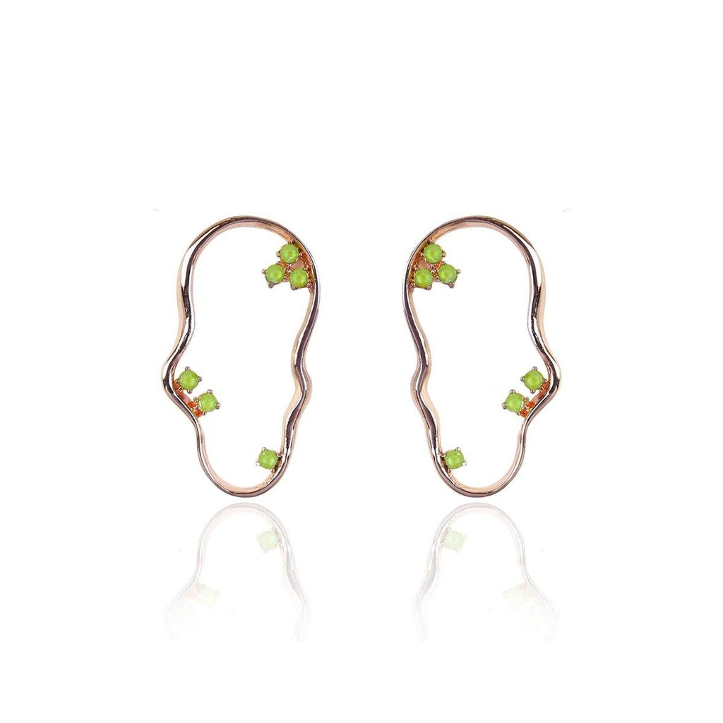 Loire Earrings in Forest - Earrings - Handcrafted Jewellery - Dori