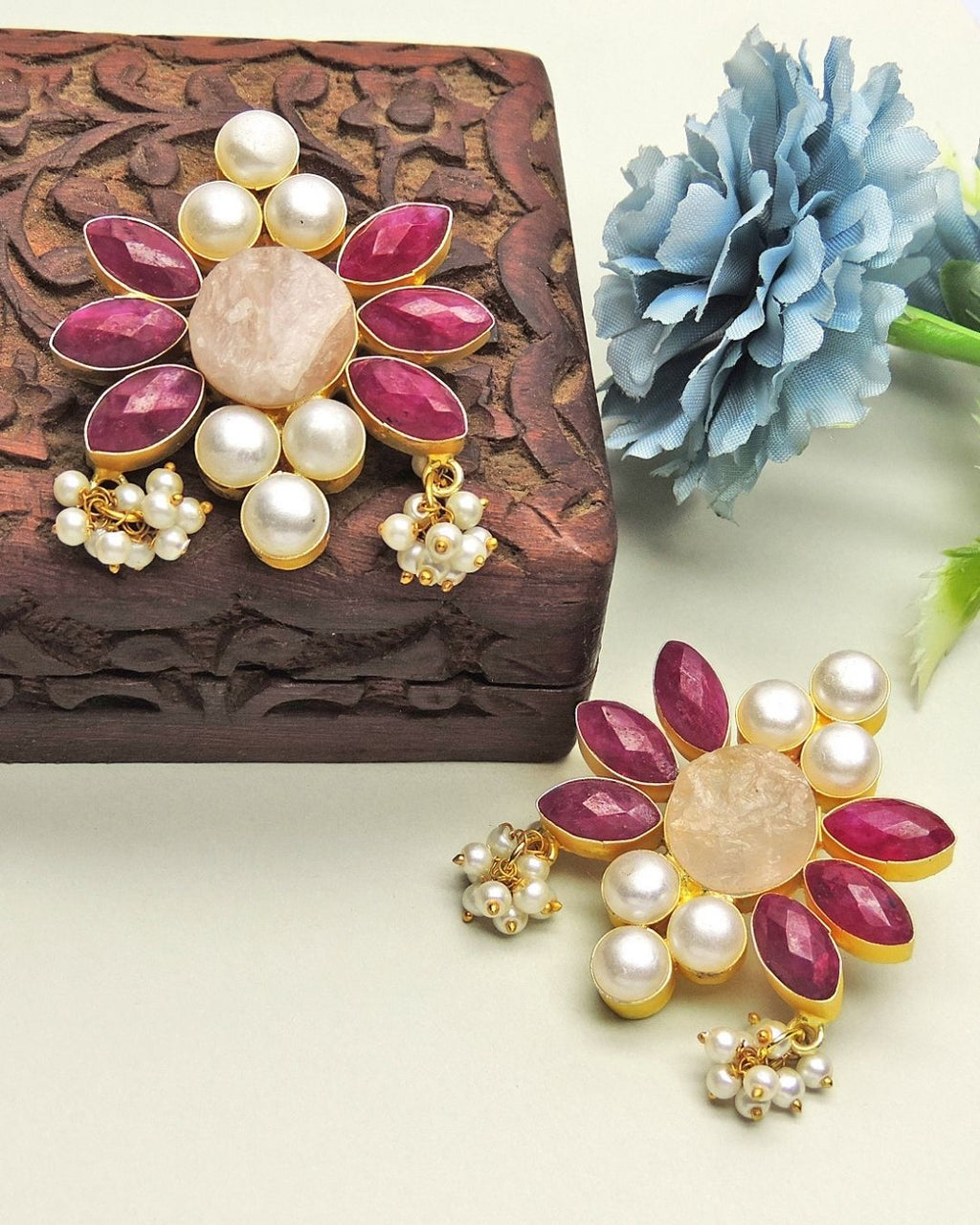 Lya Earrings - Earrings - Handcrafted Jewellery - Made in India - Dubai Jewellery, Fashion & Lifestyle - Dori