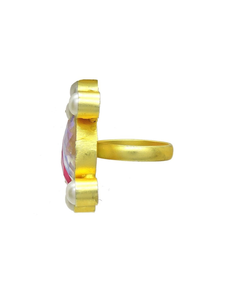 Magenta Ring - Rings - Handcrafted Jewellery - Made in India - Dubai Jewellery, Fashion & Lifestyle - Dori