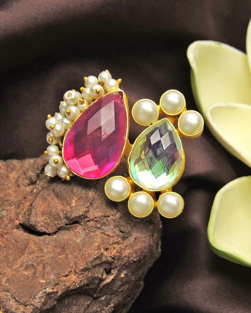 Magenta Ring - Rings - Handcrafted Jewellery - Made in India - Dubai Jewellery, Fashion & Lifestyle - Dori
