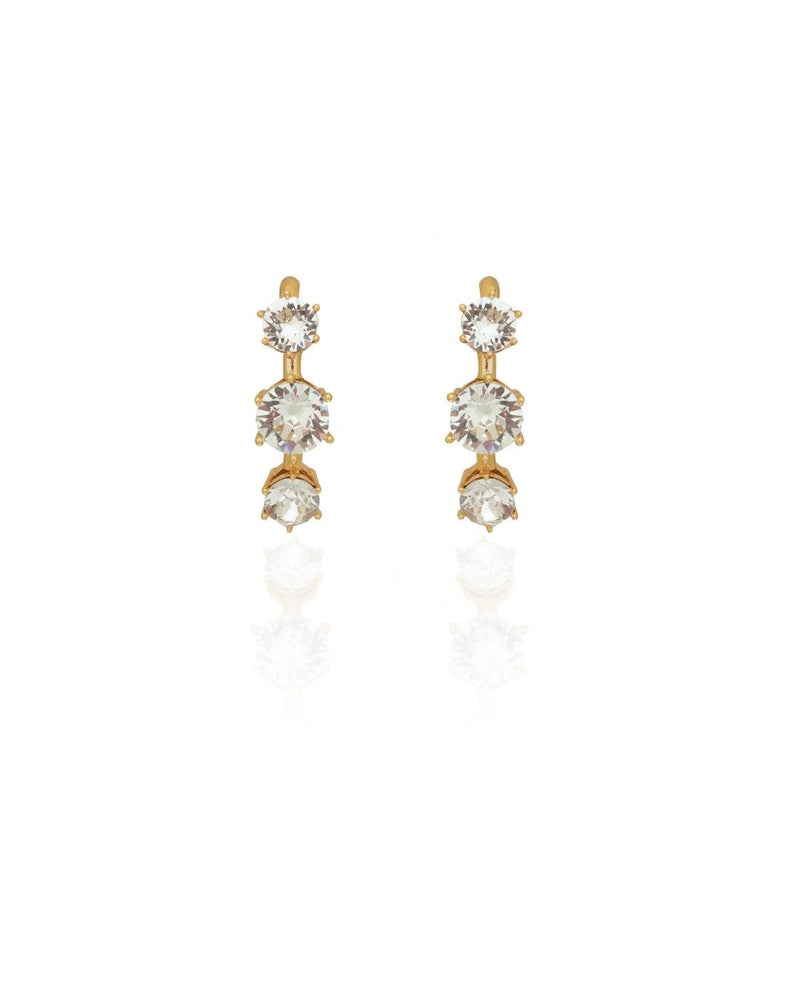 Opal Earrings in Diamond White - Earrings - Handcrafted Jewellery - Made in India - Dubai Jewellery, Fashion & Lifestyle - Dori