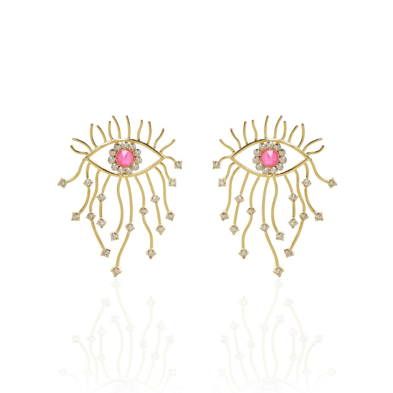 Owl Rose Earrings - Earrings - Handcrafted Jewellery - Dori