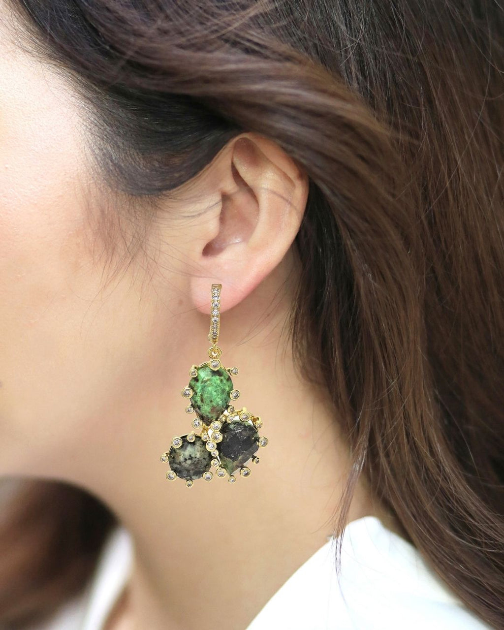 Solange Earrings - Earrings - Handcrafted Jewellery - Made in India - Dubai Jewellery, Fashion & Lifestyle - Dori