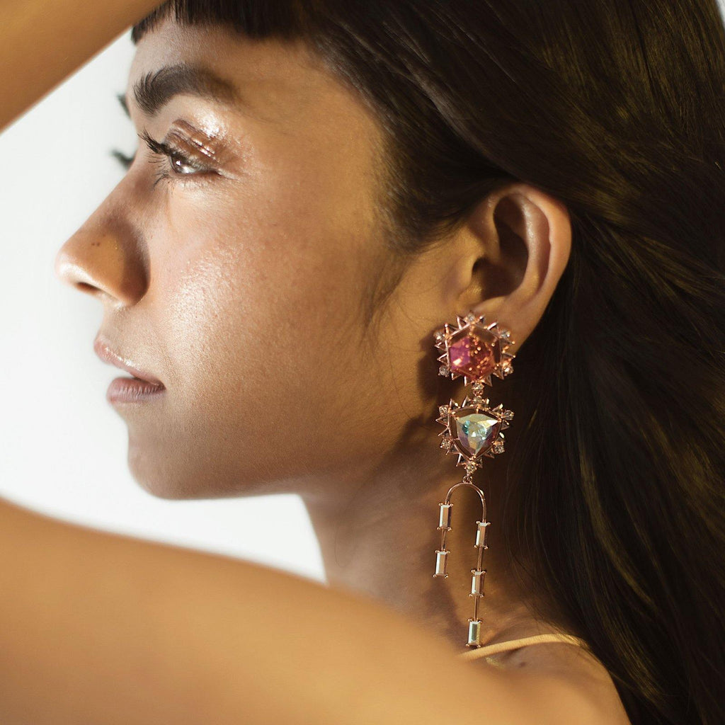 Sparrow Flame Earrings - Earrings - Handcrafted Jewellery - Dori