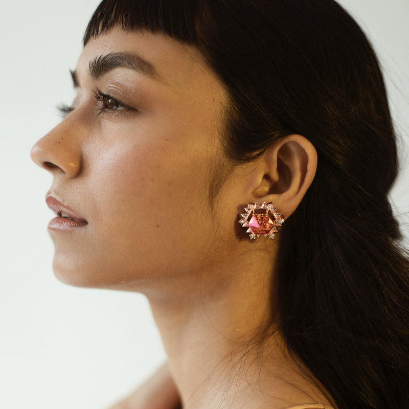 Sparrow Flame Earrings - Earrings - Handcrafted Jewellery - Dori