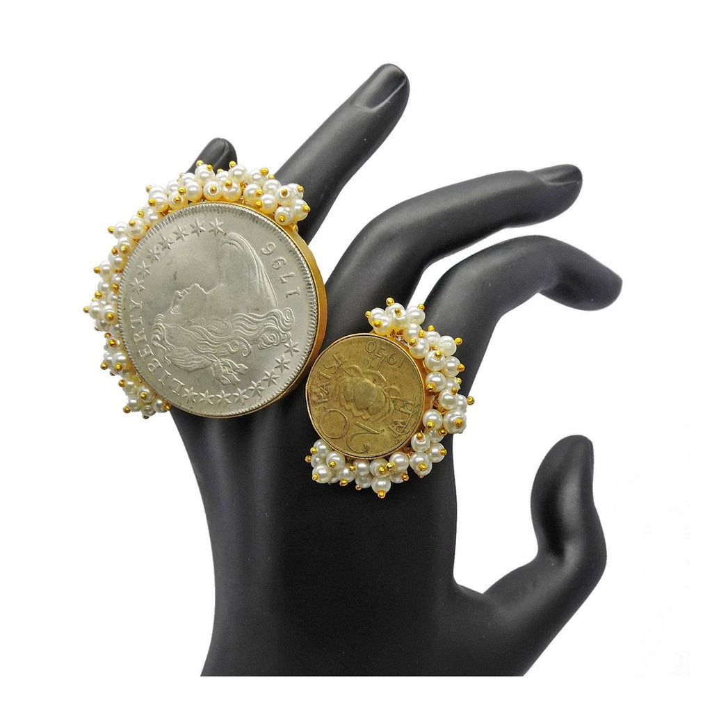 Twin Coin Ring | Handcrafted Jewellery | Dori