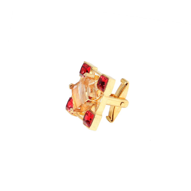 Yangko Cufflinks in Crimson - Cufflinks - Handcrafted Jewellery - Dori